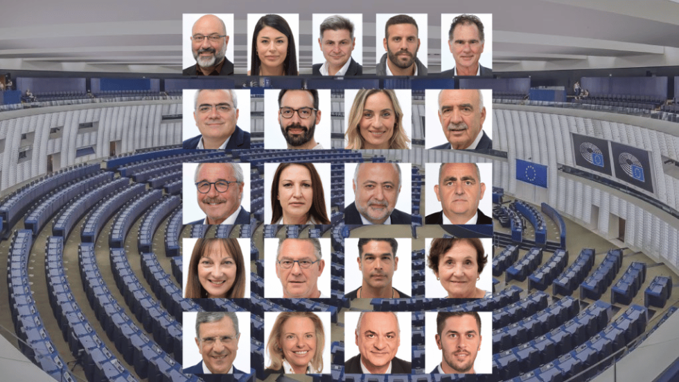 Οι 21 Ελληνες ευρωβουλευτές